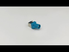 Connecteur de carte PCB du code FAKRA de Z par la prise à angle droit de trou 50 ohms