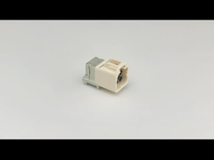 Bâti de panneau de Mini Fakra Plug Right Angle par le code blanc du trou B