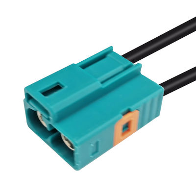 Dual Plug Z Code FAKRA Extension Cable Stable With Waterblue Connector