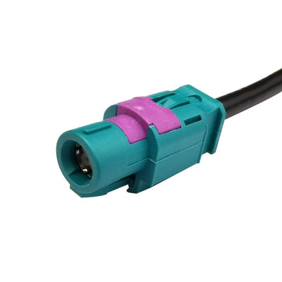 Automotive FAKRA HSD Connector 4 Pin Code Z High Precision Stable